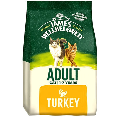 James Wellbeloved - Adult Turkey & Rice Dry Cat Food - Buy Online SPR Centre UK