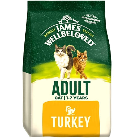 James Wellbeloved - Adult Turkey & Rice Dry Cat Food - Buy Online SPR Centre UK