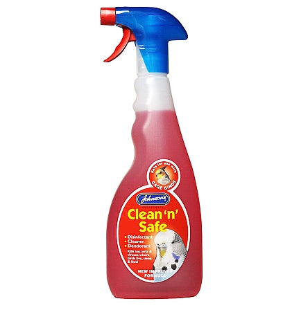 Johnson's - Clean 'n' Safe Disinfectant for Cage Birds - 500ml