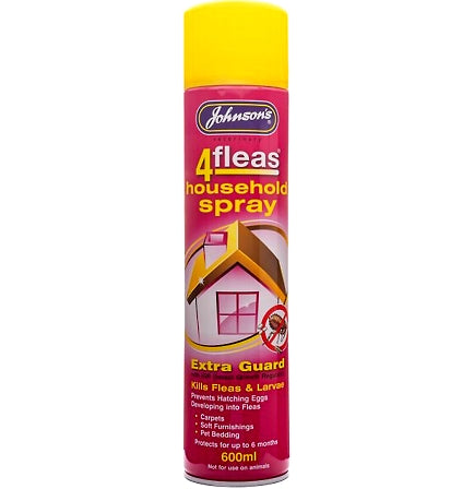 Johnson's - 4fleas Household Spray ‘Extra Guard’ (with I.G.R.) - 600ml