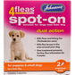 Johnson's - 4fleas Spot-on for Puppies and Small Dogs less than 4kg - 2 x pipettes
