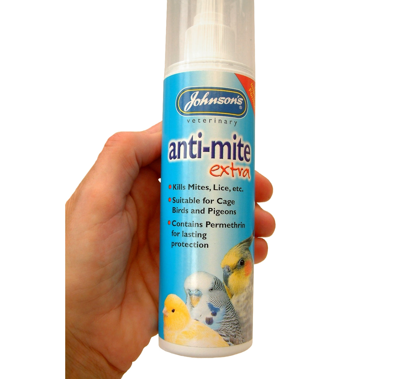 Johnson's Anti-Mite Extra for Cage Birds & Pigeons - Buy Online SPR Centre