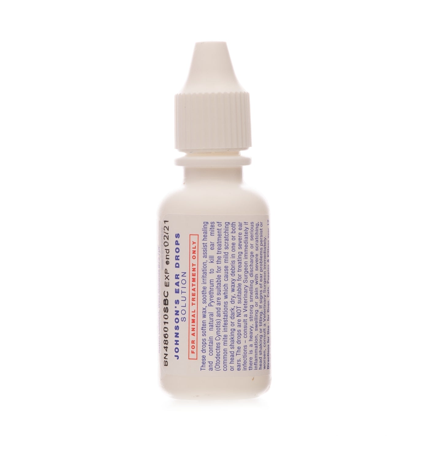 Johnson's - Ear Drops for Dogs and Cats - 15ml