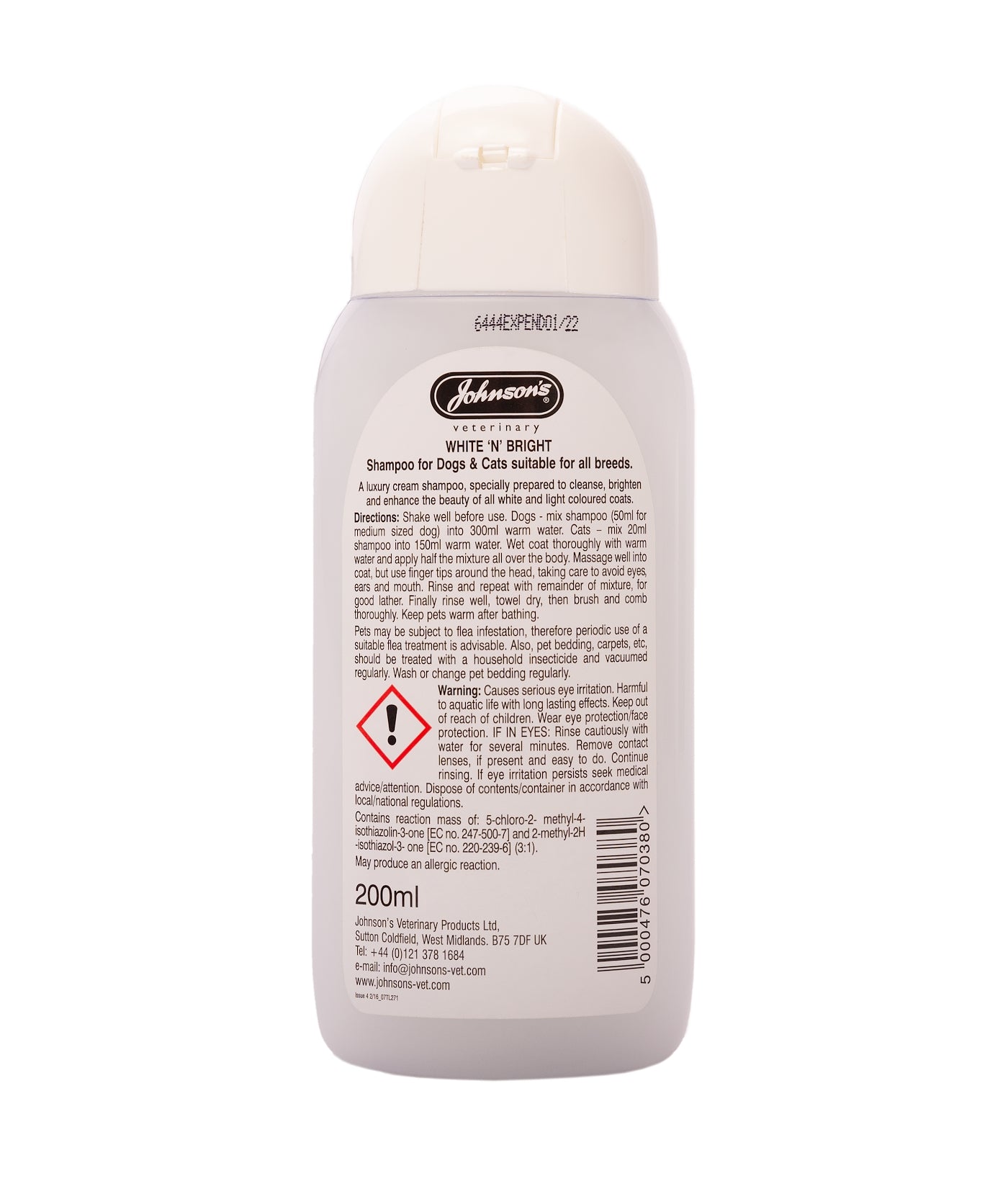Johnson and johnson shampoo for dogs clearance