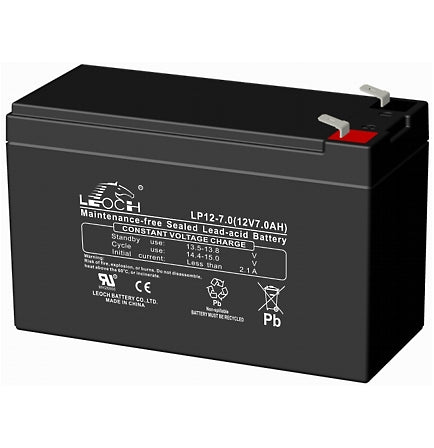 Leoch - LP12-7.0 (12 volt 7.0Ah Sealed Lead-Acid Battery)
