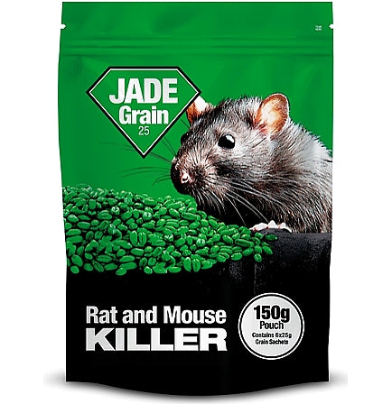 Lodi - Jade Grain 25 Rat & Mouse Killer - 150g Pouch (6 x 25g Sachets) - Buy Online SPR Centre UK