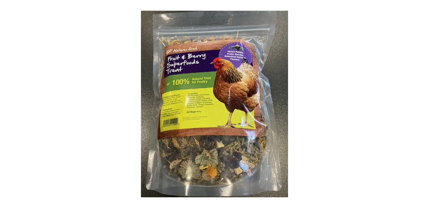 Natures Grub - Fruit & Berry Superfoods Poultry Treat - Buy Online SPR Centre UK