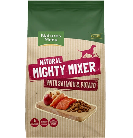 Natures Menu - Mighty Mixer with Salmon and Potatoes - 2kg