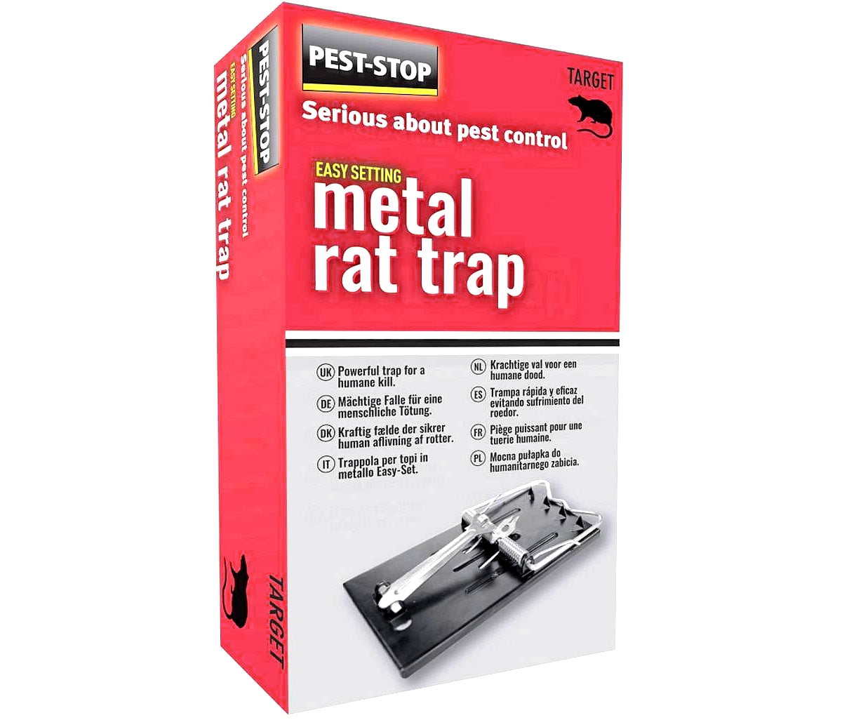Pest-Stop - Easy Setting Metal Rat Trap