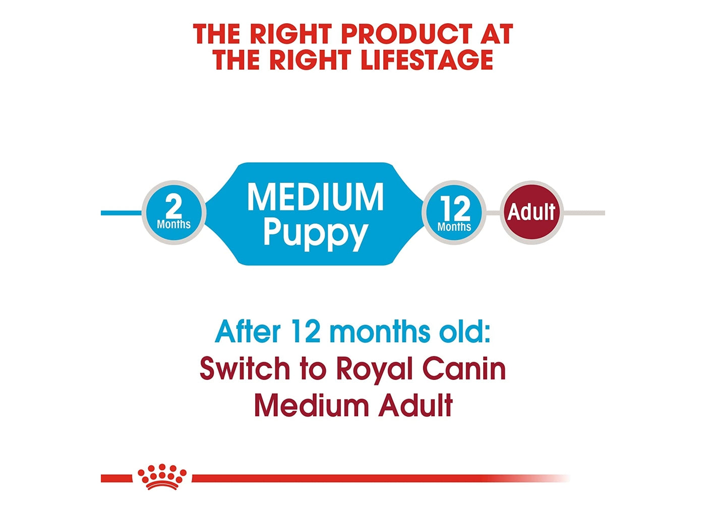 Royal canin medium 4kg sale