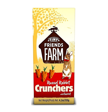 Supreme Tiny Friends Farm - Russel Rabbit Crunchers with Carrot - 120g