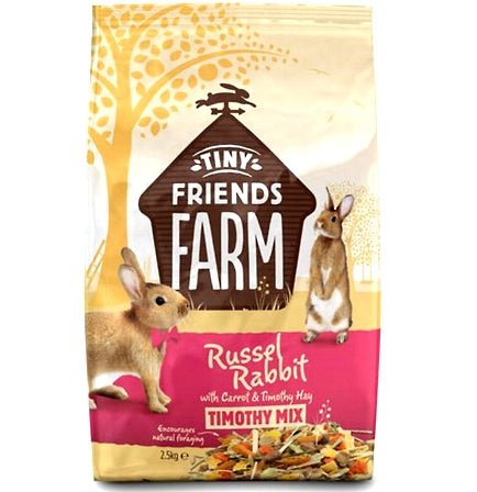 Supreme Tiny Friends Farm - Russel Rabbit Timothy Mix - 2.5kg