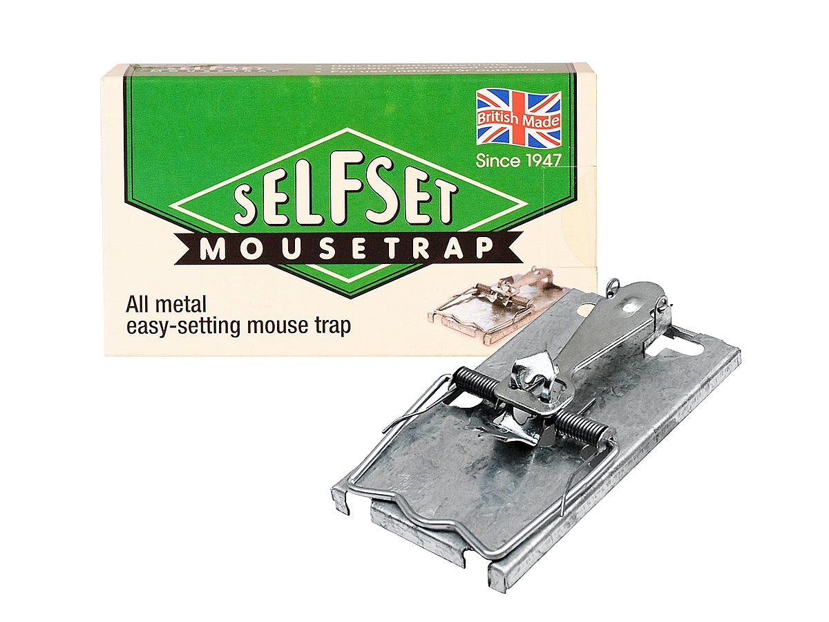 Self Set Mouse & Rat Traps - British made all metal easy setting