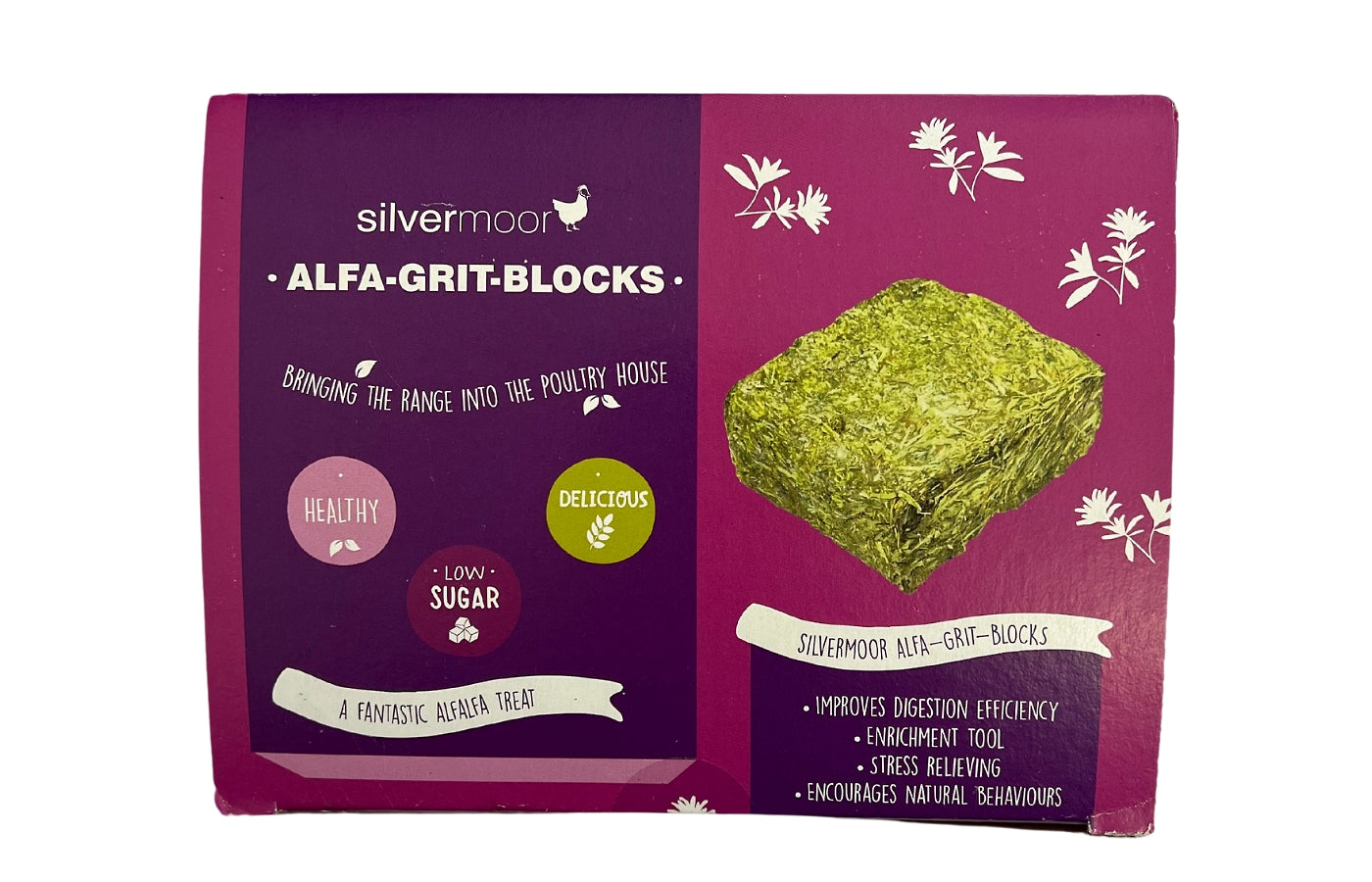 Silvermoor - Alfa Grit Block for Chickens 1kg - Buy Online SPR Centre UK