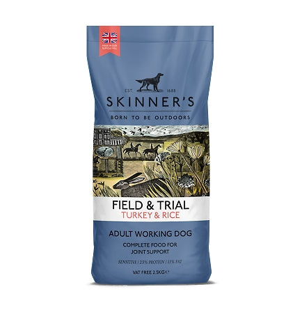 Skinner's - Field & Trial Turkey & Rice - 2.5kg