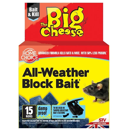 The Big Cheese - All Weather Block Bait - 15 Blocks