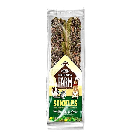 Supreme Tiny Friends Farm - Stickles with Timothy Hay & Herbs - 100g