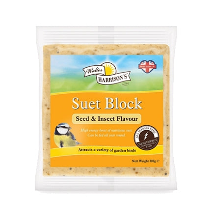 Walter Harrison's - Suet Block with Seeds & Insects - 300g